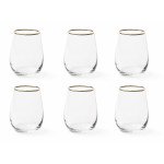 Чаши 6 бр. EXCELSA GOLD 470 мл.