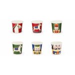 Сет чаши за кафе 6 бр. EXCELSA VINTAGE CHRISTMAS