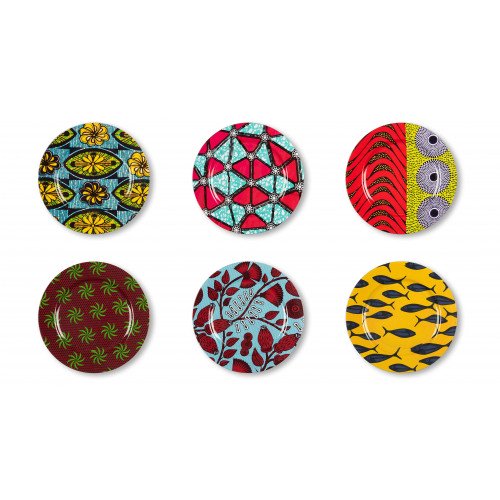 Сет пластмасови чинии 6 бр. EXCELSA AFRIKA 33 см.