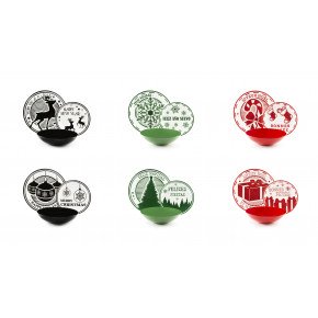 Сет чинии за хранене 18 части EXCELSA CHRISTMAS STAMP