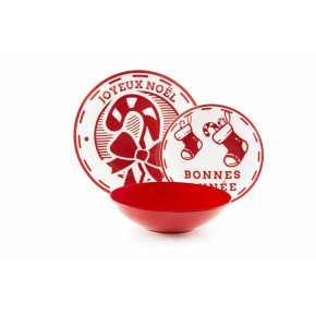 Сет чинии за хранене 18 части EXCELSA CHRISTMAS STAMP