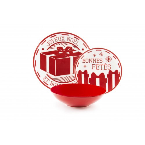 Сет чинии за хранене 18 части EXCELSA CHRISTMAS STAMP