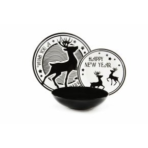 Сет чинии за хранене 18 части EXCELSA CHRISTMAS STAMP