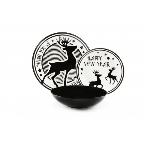 Сет чинии за хранене 18 части EXCELSA CHRISTMAS STAMP