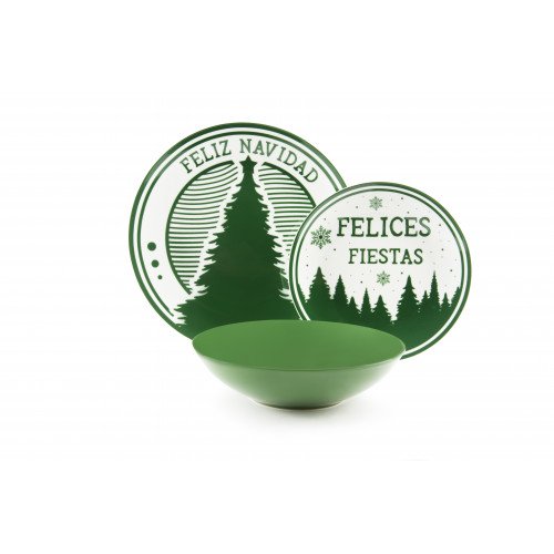 Сет чинии за хранене 18 части EXCELSA CHRISTMAS STAMP