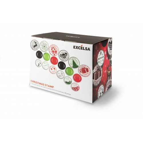 Сет чинии за хранене 18 части EXCELSA CHRISTMAS STAMP