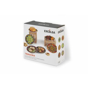 Сет десертни чинии EXCELSA TRINACRIA 15 см.