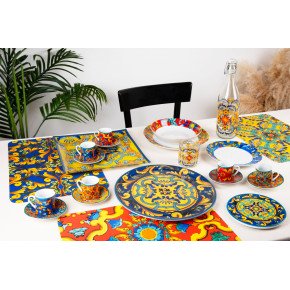 Подложка за хранене EXCELSA TRINACRIA, червен