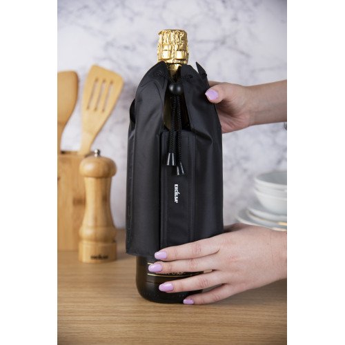 Охладител за бутилки EXCELSA ENOTEQUE, черен