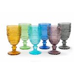 Чаши за вино 6 бр. EXCELSA COUNTRY FLOWER 350 мл.