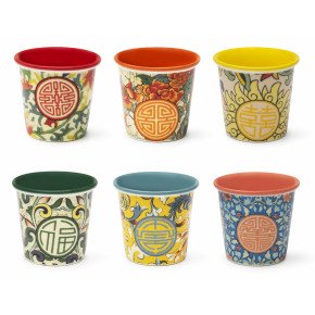 Сет чаши за кафе 6 бр. EXCELSA LA VIA DELLA SETA