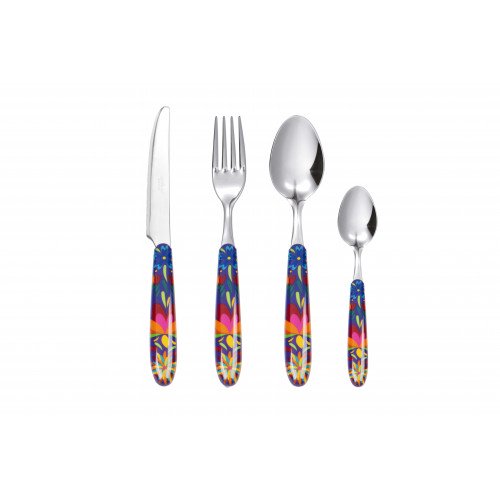 Прибори за хранене 24 части EXCELSA MEXICAN FLOWERS