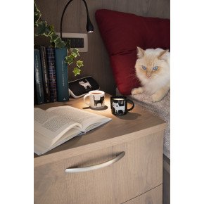 Чаша EXCELSA BLANCHE&NOIR 100 мл., черен