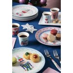 Сет десертни чинии EXCELSA XMAS SWEET PASTELS 15 см.