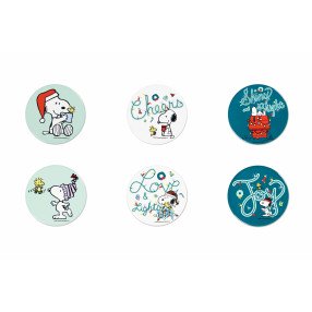 Сет подложки за чаши EXCELSA PEANUTS SHINY AND BRIGHT 10,5 см.