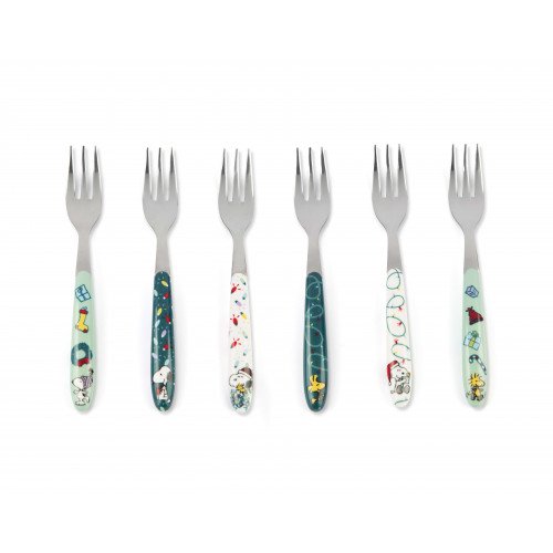 Сет десертни вилици 6 бр. EXCELSA PEANUTS SHINY AND BRIGHT