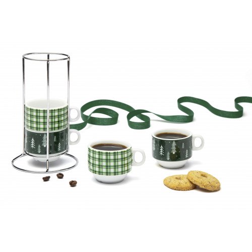 Сет чаши за кафе 5 части EXCELSA GREEN WINTER Сет чаши за кафе 5 части EXCELSA GREEN WINTER