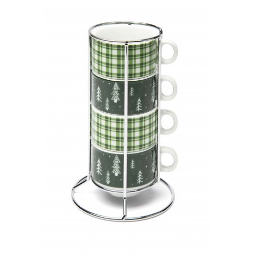 Сет чаши за кафе 5 части EXCELSA GREEN WINTER Сет чаши за кафе 5 части EXCELSA GREEN WINTER
