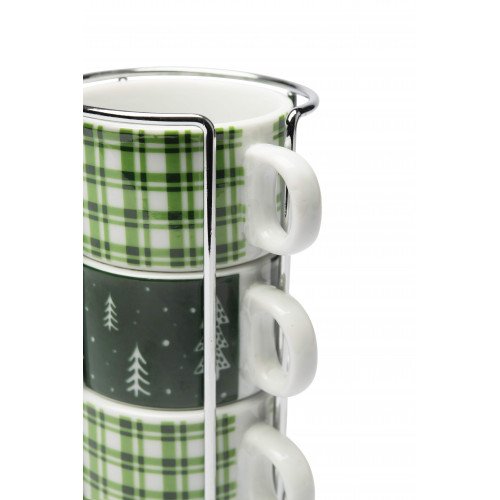 Сет чаши за кафе 5 части EXCELSA GREEN WINTER Сет чаши за кафе 5 части EXCELSA GREEN WINTER