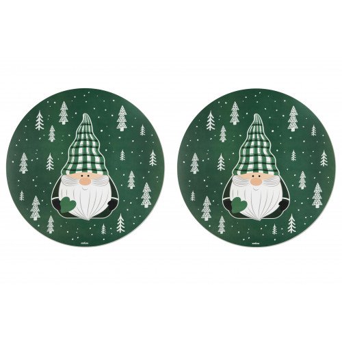 Сет подложки за хранене 2 бр. EXCELSA GREEN WINTER 36 см. Сет подложки за хранене 2 бр. EXCELSA GREEN WINTER 36 см.