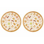 Сет подложки за хранене 2 бр. EXCELSA WONDERFUL GINGER 36 см.