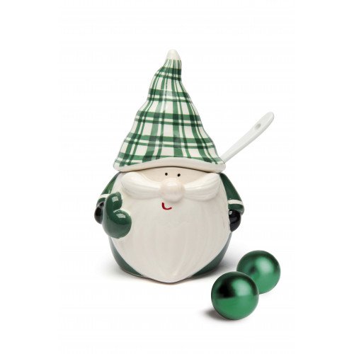 Захарница с лъжица EXCELSA GREEN WINTER