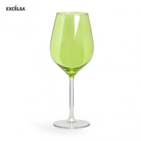 Чаша за вино EXCELSA COLOR WINE, светлозелен