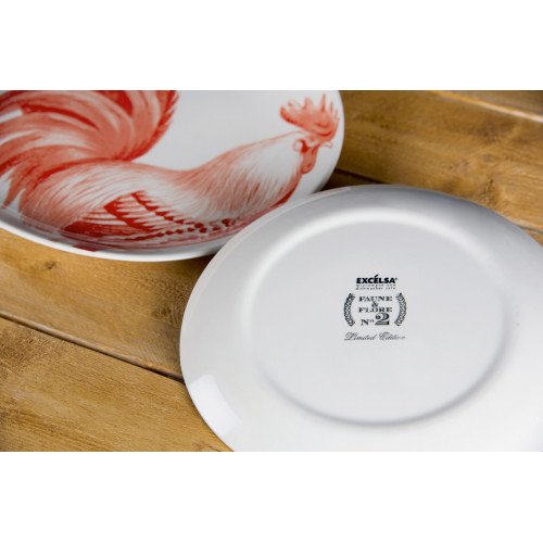 Чиния EXCELSA FAUNE & FLORE 27 см., петел