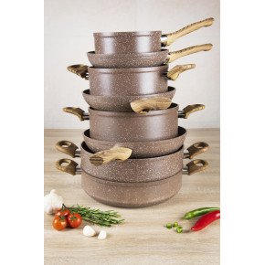 Тиган ЕXCELSA WOOD & STONE 24 см.