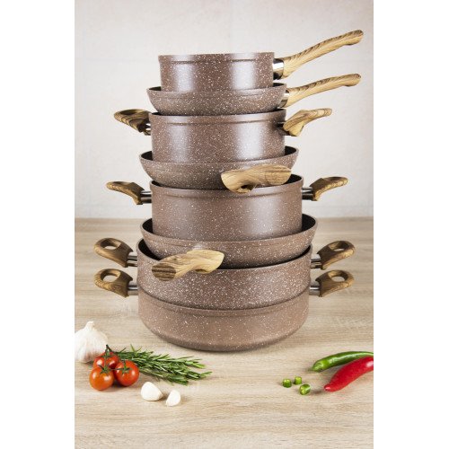 Тенджера EXCELSA WOOD & STONE 2800 мл.