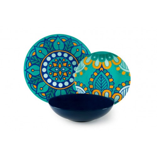 Сет чинии за хранене 18 части EXCELSA MANDALA MEDITERRANEO Сет чинии за хранене 18 части EXCELSA MANDALA MEDITERRANEO