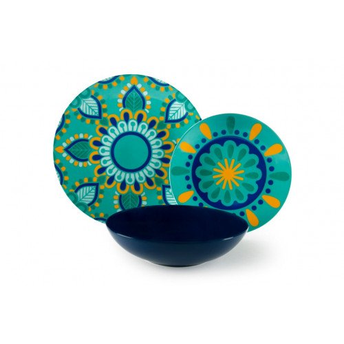 Сет чинии за хранене 18 части EXCELSA MANDALA MEDITERRANEO Сет чинии за хранене 18 части EXCELSA MANDALA MEDITERRANEO