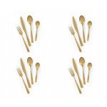 Прибори за хранене 16 части EXCELSA SHADOW, златист Прибори за хранене 16 части EXCELSA SHADOW, златист