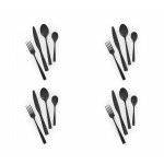 Прибори за хранене 16 части EXCELSA SHADOW, черен