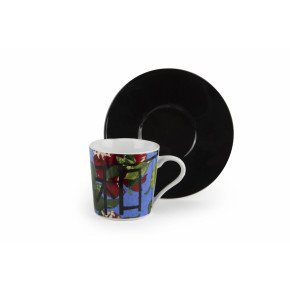 Сет чаши с чинии за еспресо 6 бр. EXCELSA FURISODE