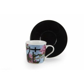 Сет чаши с чинии за еспресо 6 бр. EXCELSA FURISODE