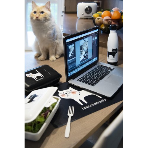 Подложка за хранене EXCELSA BLANCHE&NOIR, черен Подложка за хранене EXCELSA BLANCHE&NOIR, черен