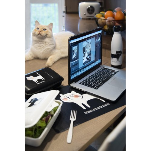 Подложка за хранене EXCELSA BLANCHE&NOIR, черен Подложка за хранене EXCELSA BLANCHE&NOIR, черен