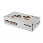 Сет чаши с чинии за еспресо 6 бр. EXCELSA TARTAN GNOME 70 мл.