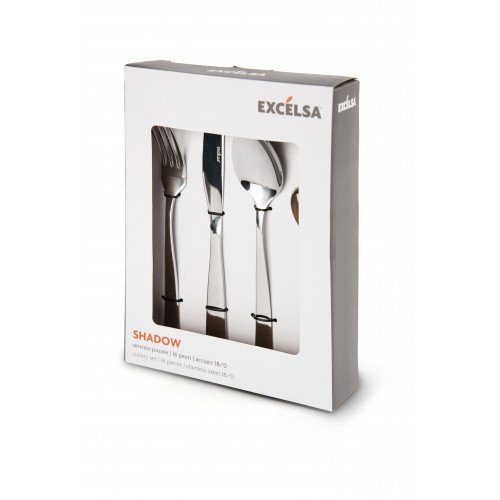 Прибори за хранене 16 части EXCELSA SHADOW
