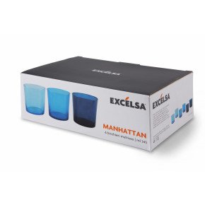 Сет чаши 6 бр. EXCELSA MANHATTAN 350 мл.