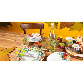 Сет чаши за кафе 6 бр. EXCELSA MEXICAN FLOWERS