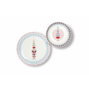 Сет за хранене 12 части EXCELSA XMAS SWEET PASTELS