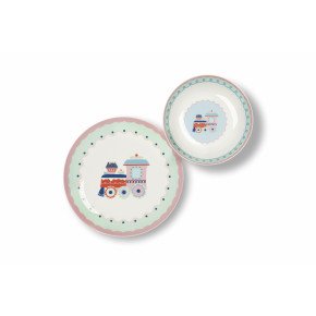 Сет за хранене 12 части EXCELSA XMAS SWEET PASTELS