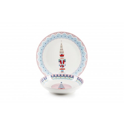 Сет за хранене 12 части EXCELSA XMAS SWEET PASTELS