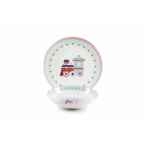 Сет за хранене 12 части EXCELSA XMAS SWEET PASTELS