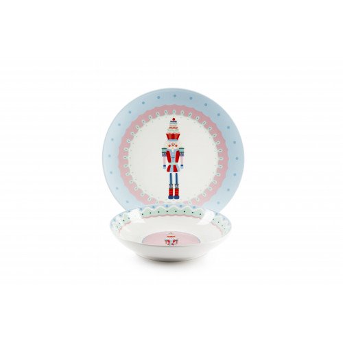 Сет за хранене 12 части EXCELSA XMAS SWEET PASTELS