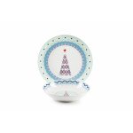 Сет за хранене 12 части EXCELSA XMAS SWEET PASTELS