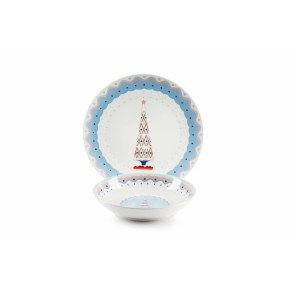 Сет за хранене 12 части EXCELSA XMAS SWEET PASTELS