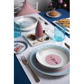 Сет за хранене 12 части EXCELSA XMAS SWEET PASTELS